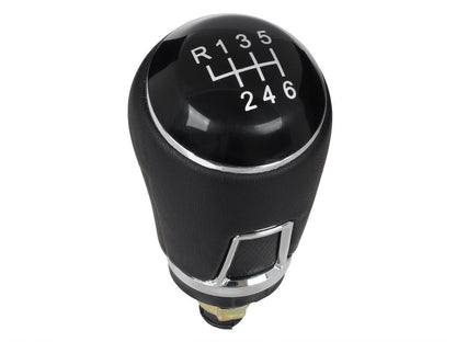 VW Passat B6 06-11 gear knob BLACK LEATHER 6 SPEED