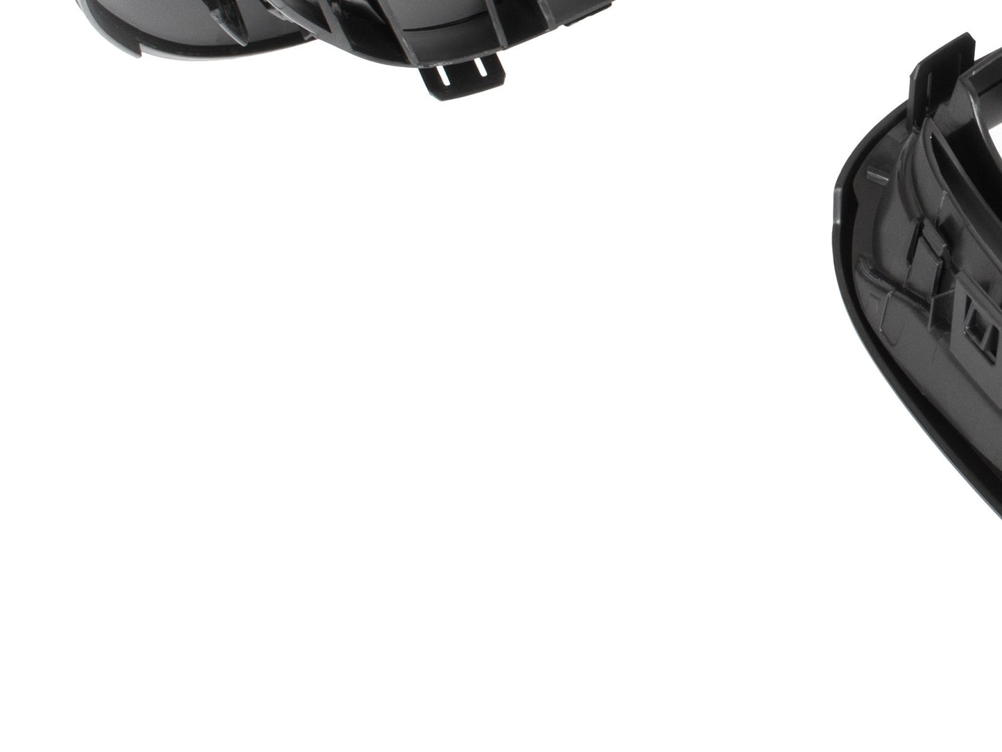 BMW X3 F25 X4 F26 14-17 grilles between headlights (kidneys) left + right set BLACK MAT