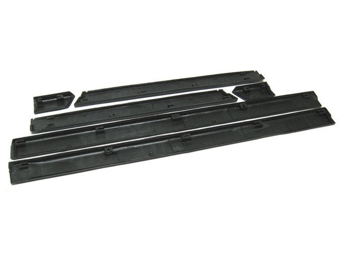 VW Golf II 87-92 5-DOOR side moldings WIDE L+R 6 pcs. set