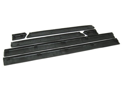 VW Golf II 87-92 5-DOOR side moldings WIDE L+R 6 pcs. set