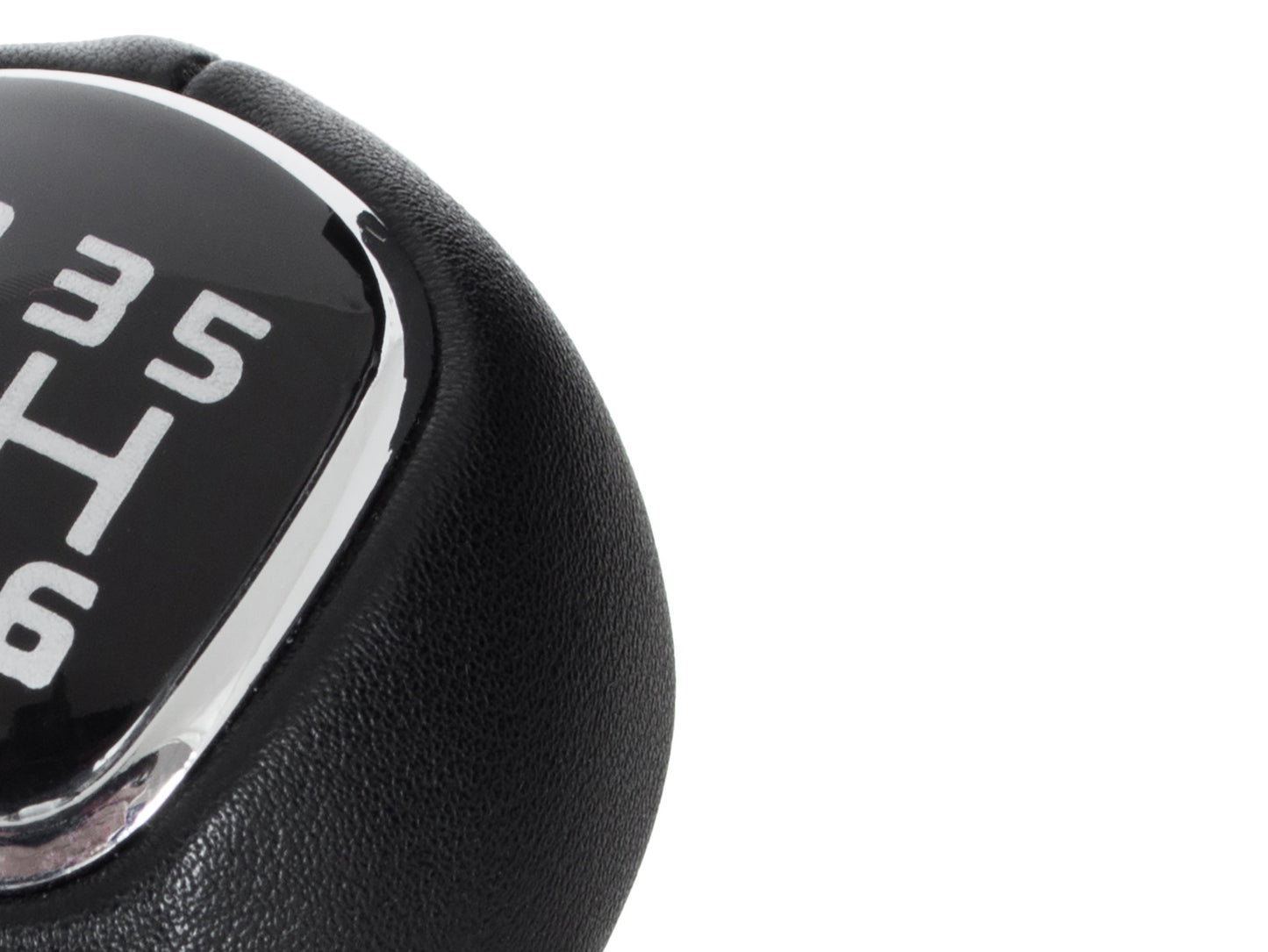 Kia Venga 09-15 gear knob BLACK LEATHER 6 SPEED