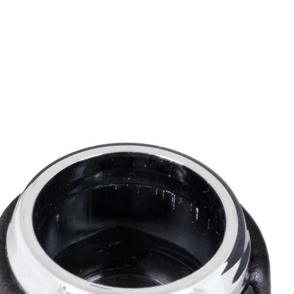 Nissan Almera II N16 00-06 Gear Shift Knob 5-SPEED BLACK ECO-LEATHER + CHROME