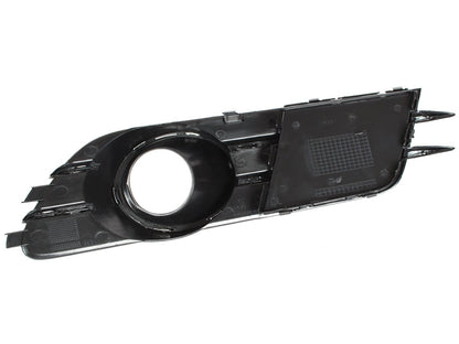 Audi A6 C7 11-14 WITH FOG LIGHTS fake grille for front bumper BLACK + CHROME left