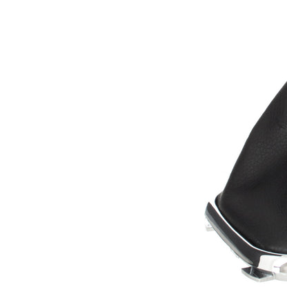 VW Golf IV 97-03 gear knob BLACK + gaiter with chrome frame 6 GEARS 23MM HOLE