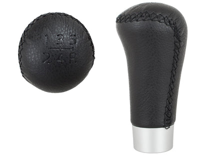 Honda Civic 00-06 gear knob BLACK ECO-LEATHER 5-SPEED