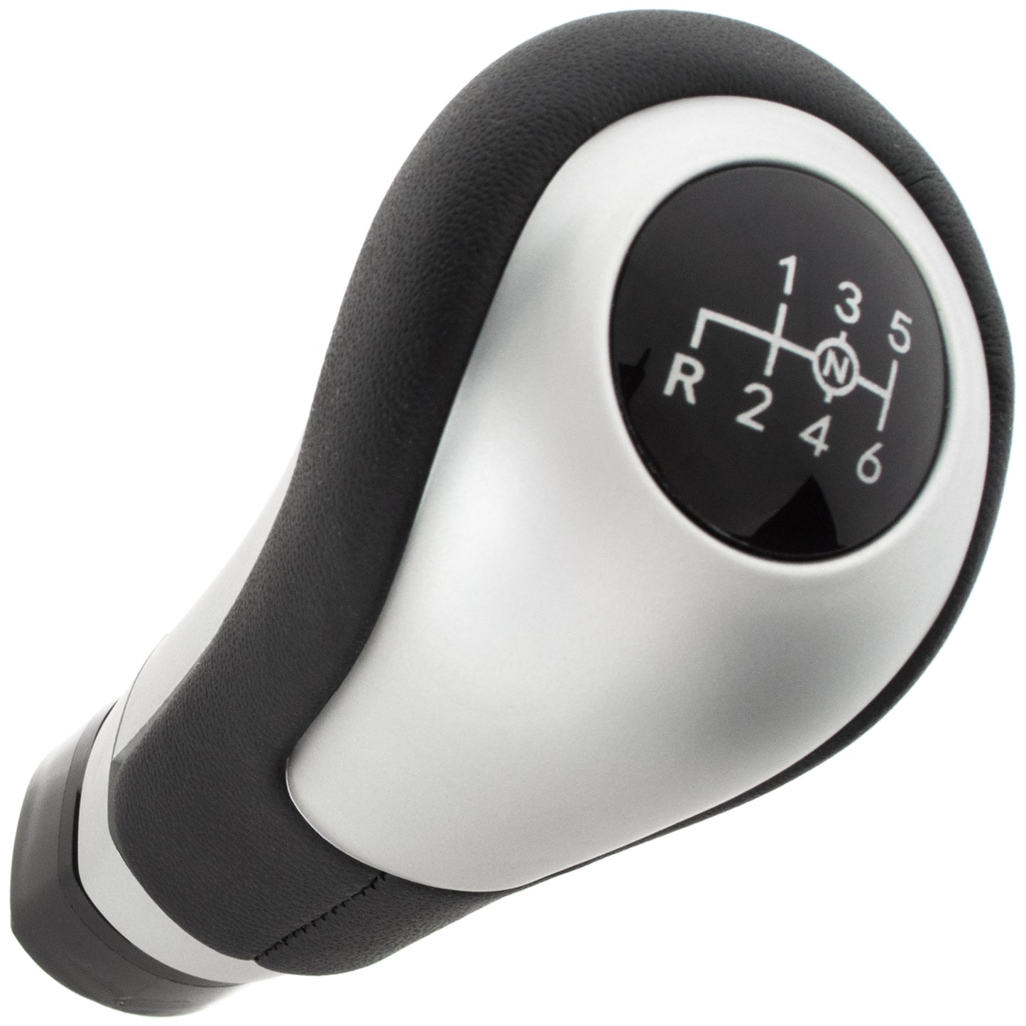 Mercedes W246 B-Class 11-18 gear knob BLACK / SILVER 6 SPEEDS