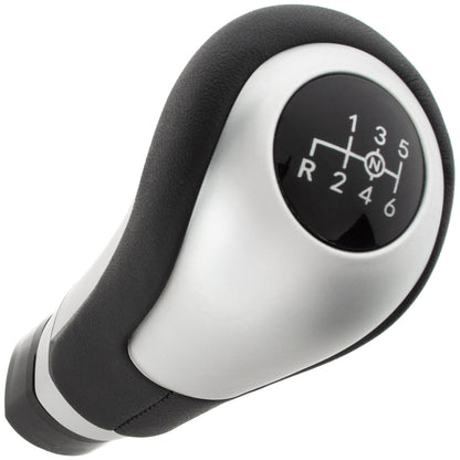 Mercedes W246 B-Class 11-18 gear knob BLACK / SILVER 6 SPEEDS