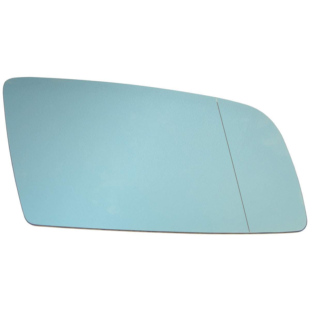BMW 5 E60 / E61 03-10 mirror insert HEATED BLUE right