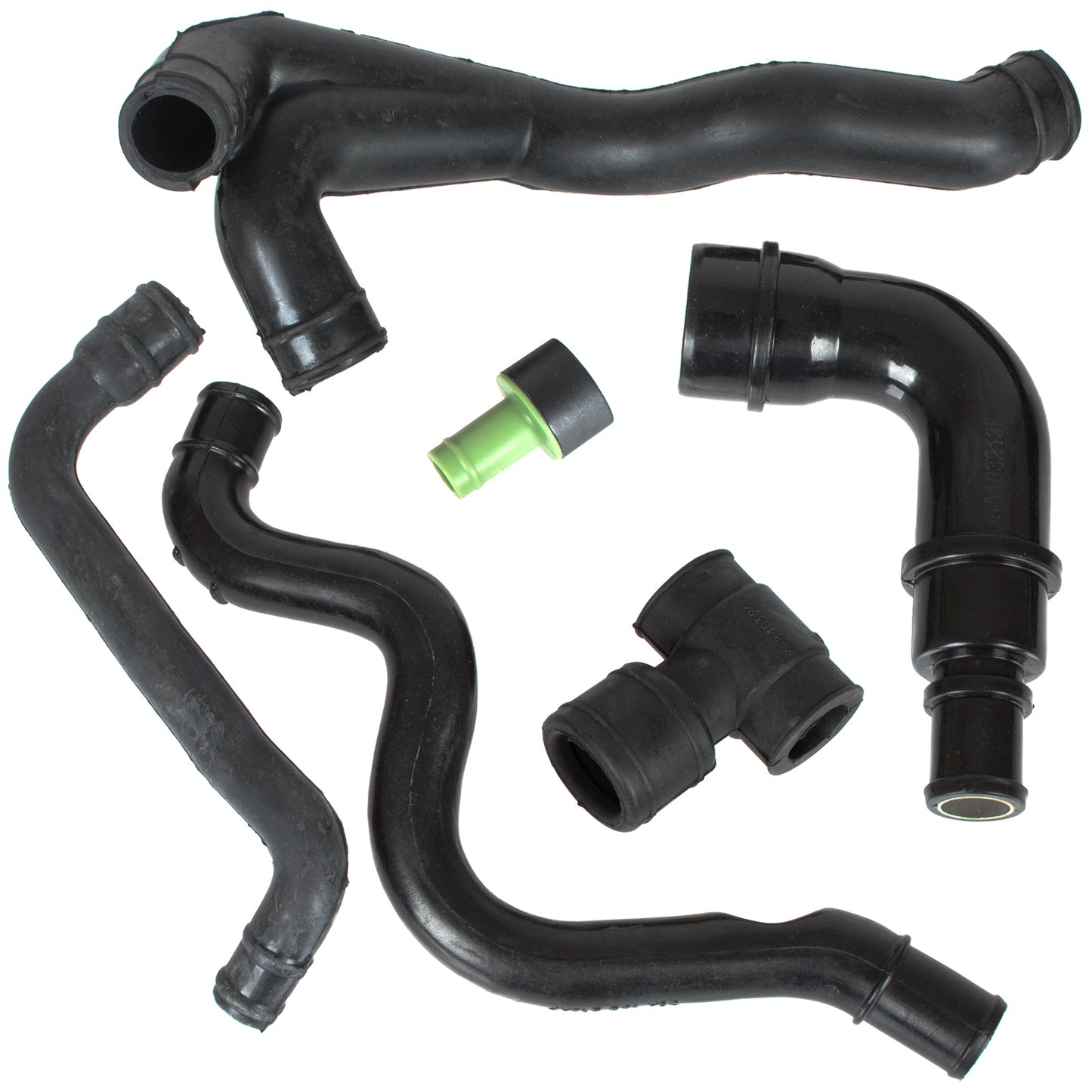 Audi A3 8L 96-03 1.8 T engine breather hoses / crankcase breather hoses (6 pcs.) SET