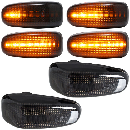 Mercedes C-Class S202 / W202 96-01 LED SMOKED DYNAMIC side indicator 2 pcs. SET