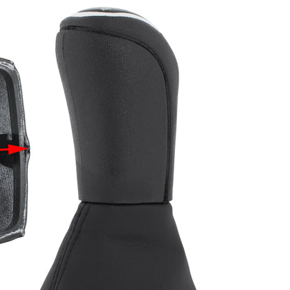 Audi A4 B8 07-15 Gear knob BLACK 6 SPEEDS + BLACK GAITER