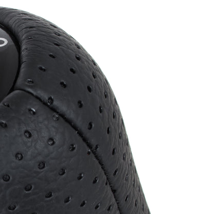 BMW E34 E36 E38 E39 E46 E60 E61 E87 E90 X3 X5 gear knob BLACK PERFORATED LEATHER 6 SPEED