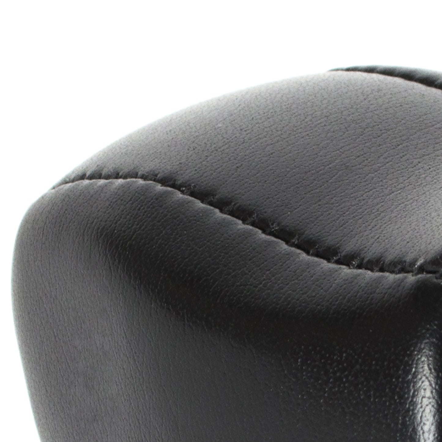Renault Laguna III 07-15 Gear stick knob 6 SPEEDS BLACK ECO-LEATHER + SILVER