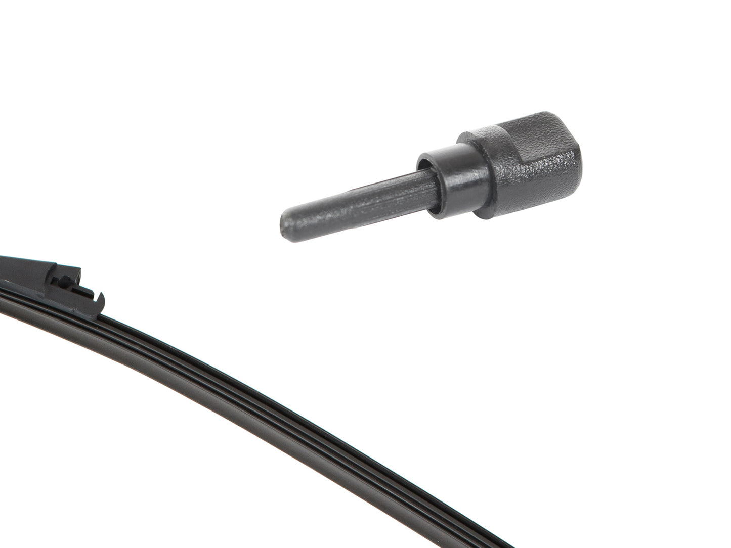 VW T5 Transporter 03-15 rear wiper arm + blade VERSION WITH RIGHT DOORS + rear window washer nozzle 2 pcs SET