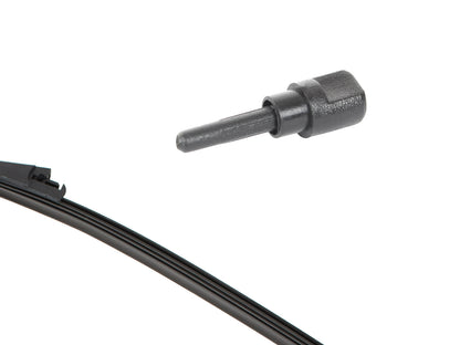 VW T5 Transporter 03-15 rear wiper arm + blade VERSION WITH RIGHT DOORS + rear window washer nozzle 2 pcs SET