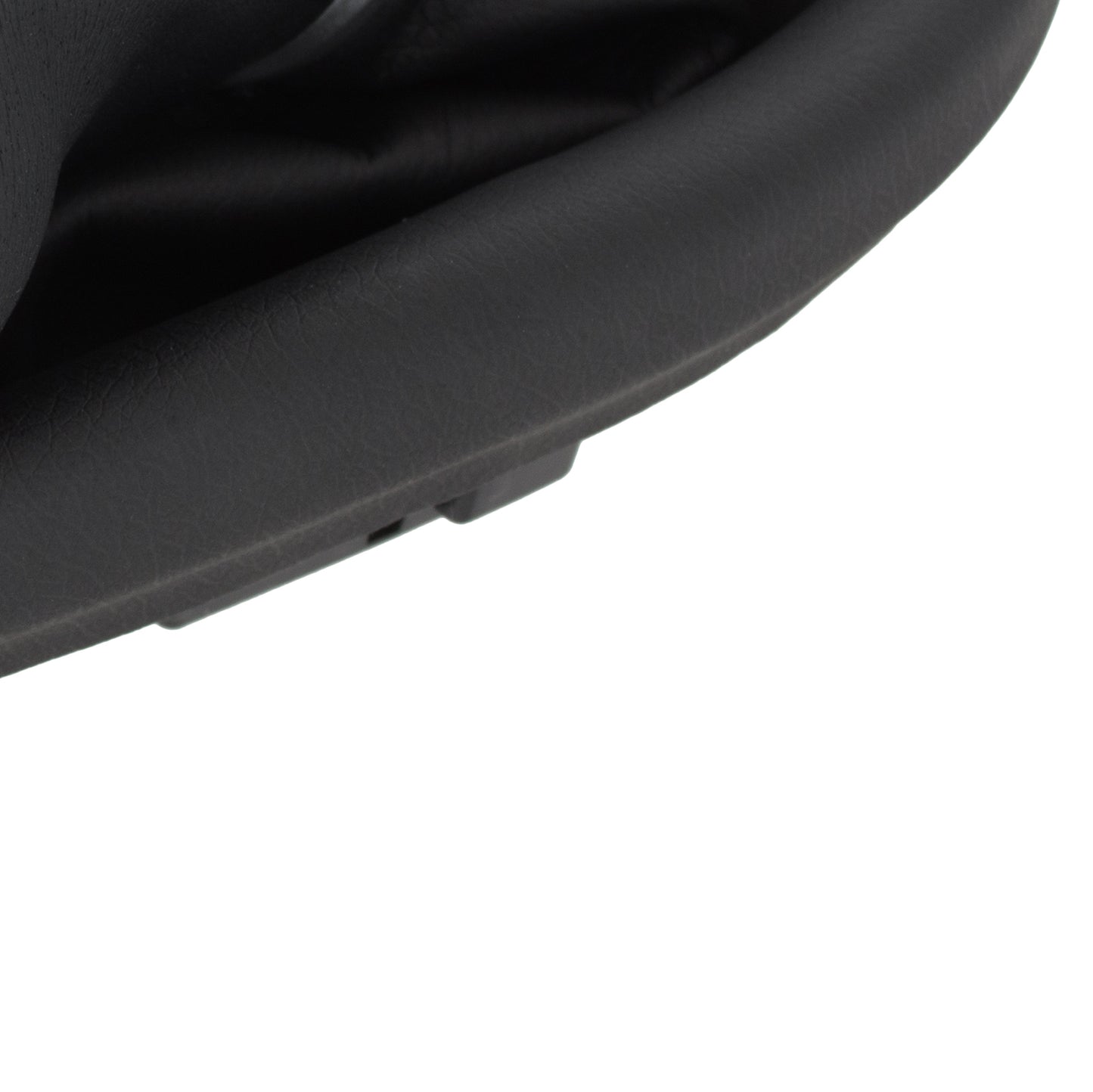 Seat Leon II 05-13 BLACK ECO-LEATHER gear knob + gaiter with frame 5-SPEED