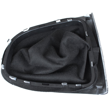 Renault Clio IV 12-20 gearstick gaiter BLACK + SILVER frame