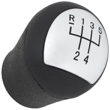 Renault Clio II 01-08 gear knob SILVER, BLACK DIAGRAM