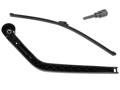 VW T5 Transporter 03-15 rear wiper arm + blade VERSION WITH RIGHT DOORS + rear window washer nozzle 2 pcs SET