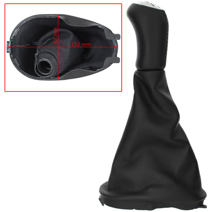 Renault Thalia 08-13 GEAR KNOB ECO-LEATHER + GAITER 5 SPEEDS