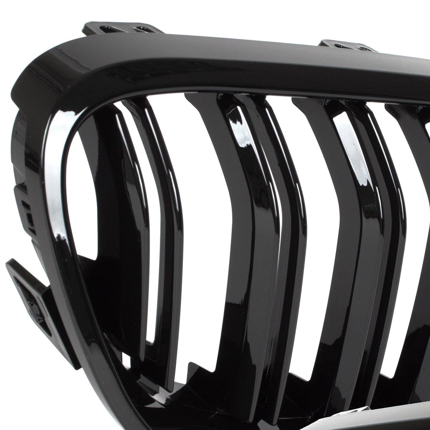 BMW 3 E92 E93 10-13 dummy grilles (kidneys) left + right set BLACK GLOSSY DOUBLE BAR
