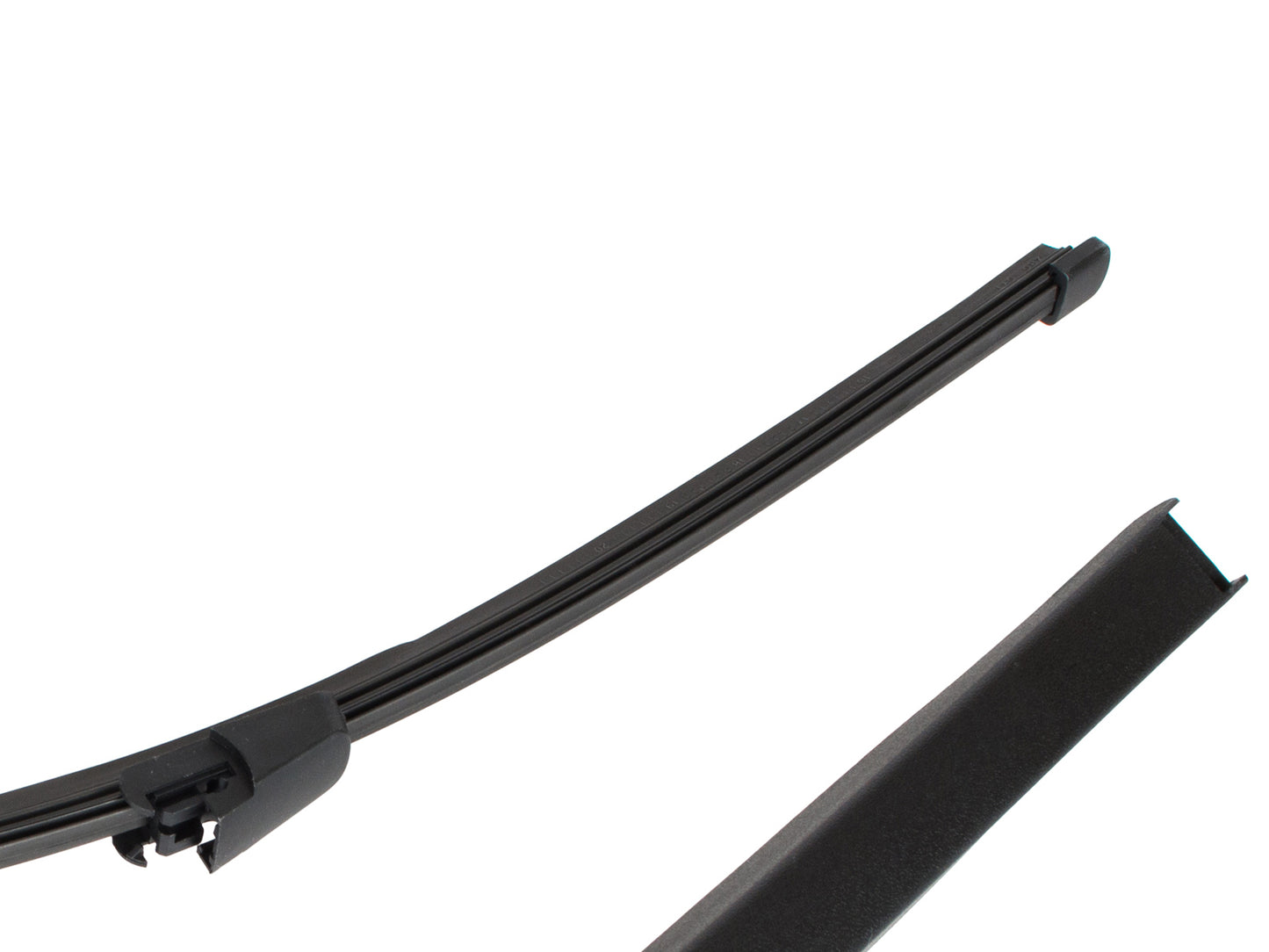 VW T5 Transporter 03-15 rear wiper arm + blade LEFT VERSION WITH DOORS + rear window washer nozzle 2 pcs SET