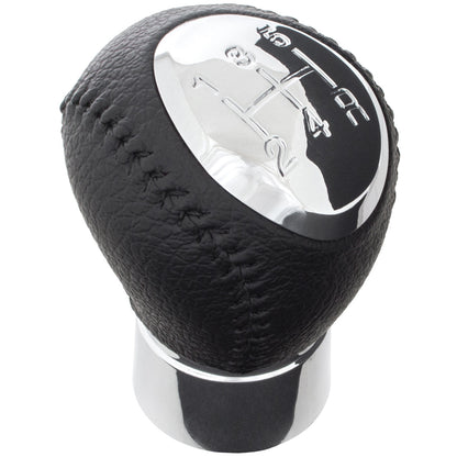 Mazda 5 05-10 gear knob BLACK LEATHER 5 SPEED 10 MM