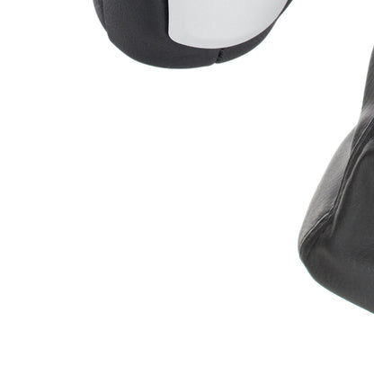 Mercedes Vito / V-Class W447 2014- gear knob BLACK + SILVER + BLACK gaiter with frame WHITE 6-SPEED DIAGRAM