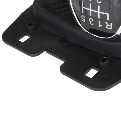 Ford EcoSport II 12-17 Black Gear Knob + Gear Gaiter with Frame 6-SPEED
