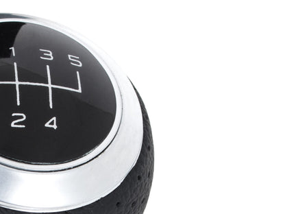Audi A3 8L 96-03 gear knob BLACK + CHROME 5 GEARS