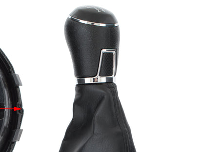 VW Caddy III FL 10-15 gear knob + GAITER 5 SPEEDS