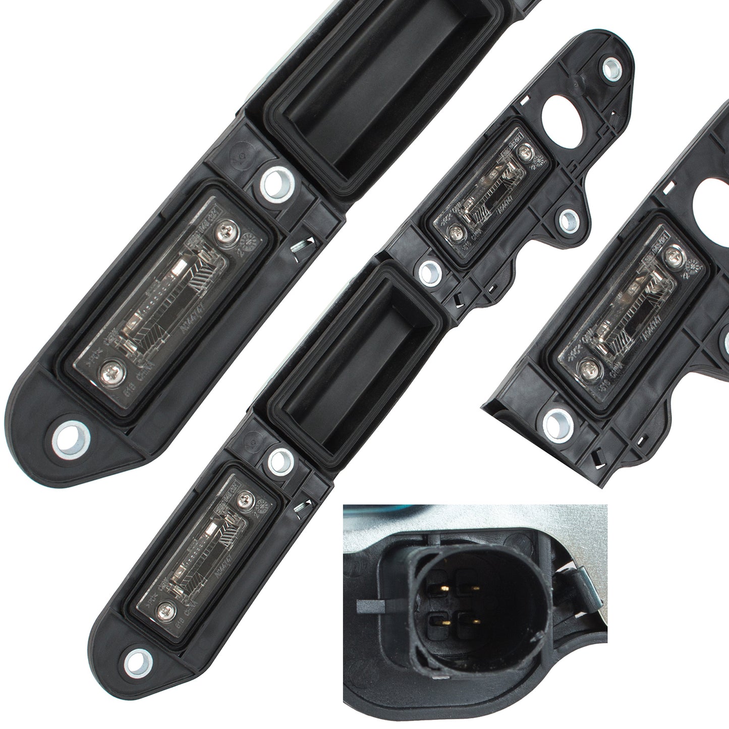 VW Jetta 06-11 license plate light strip with tailgate release microswitch