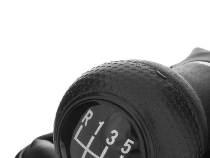 VW Golf IV 98-05 gear knob BLACK 5 SPEED + GAITER 12 MM HOLE