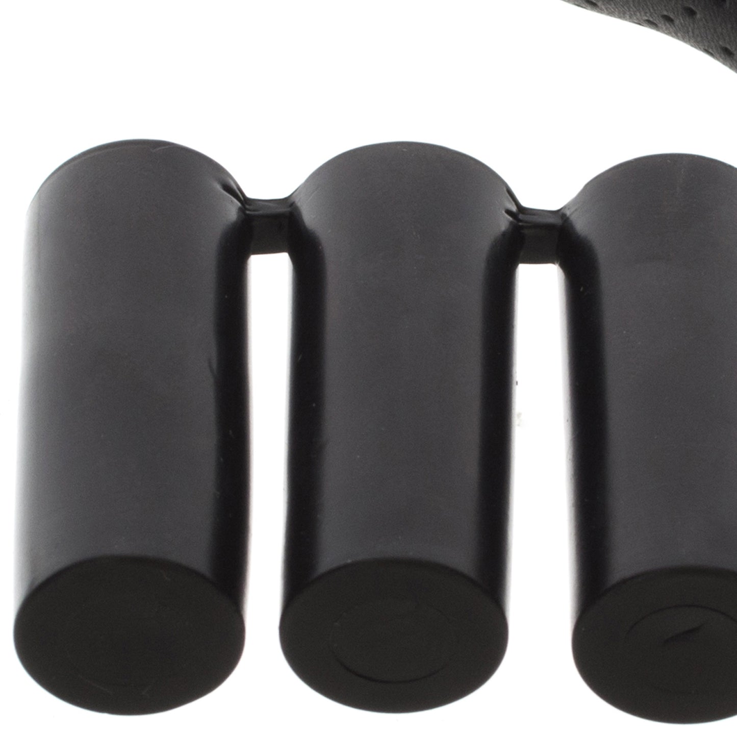 UNIVERSAL gear knob BLACK LEATHER + SILVER 6 SPEEDS