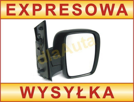 Fiat Scudo II 07-16 lusterko zewnętrzne manualne CZARNE prawe