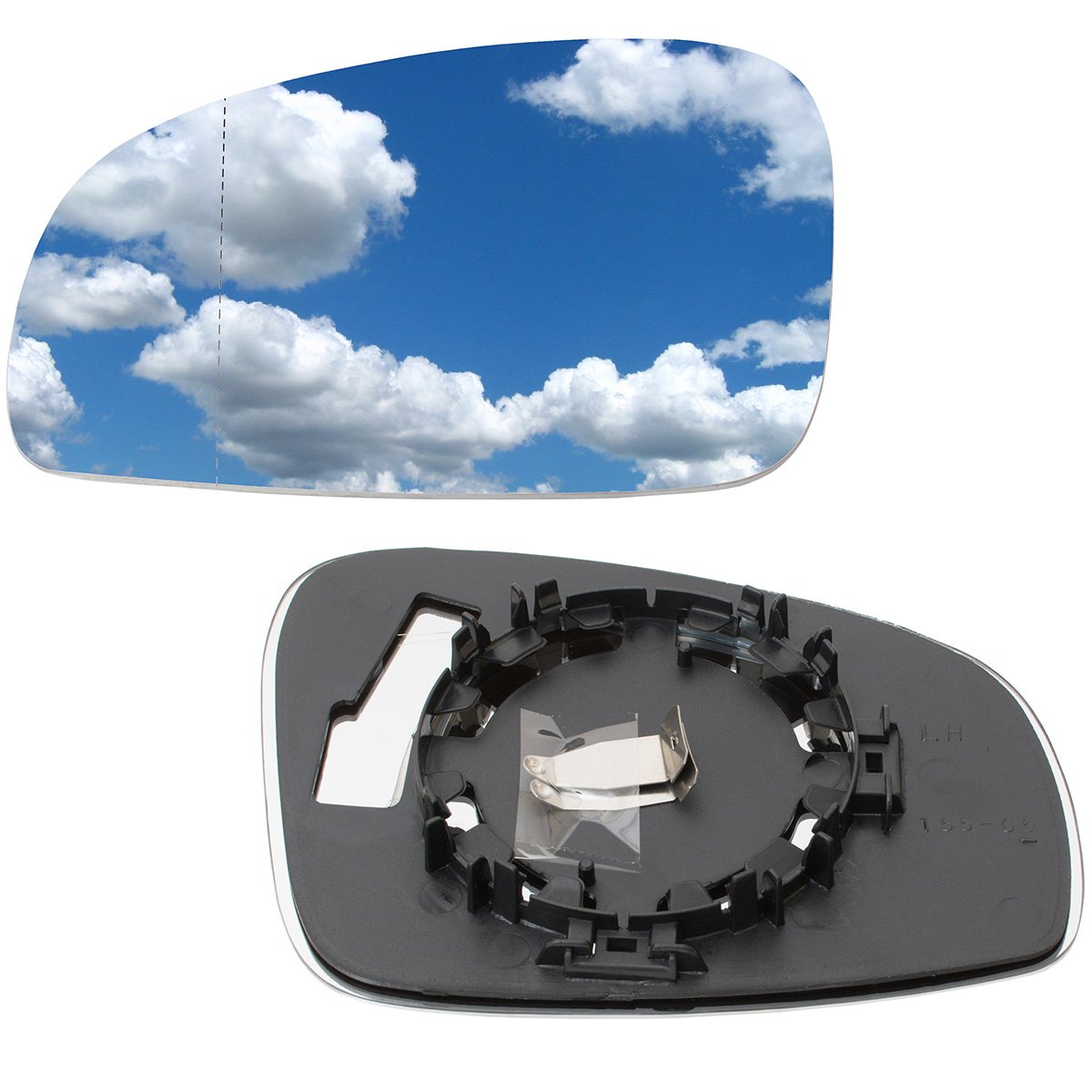 Skoda Fabia II 07-15 manual left mirror insert