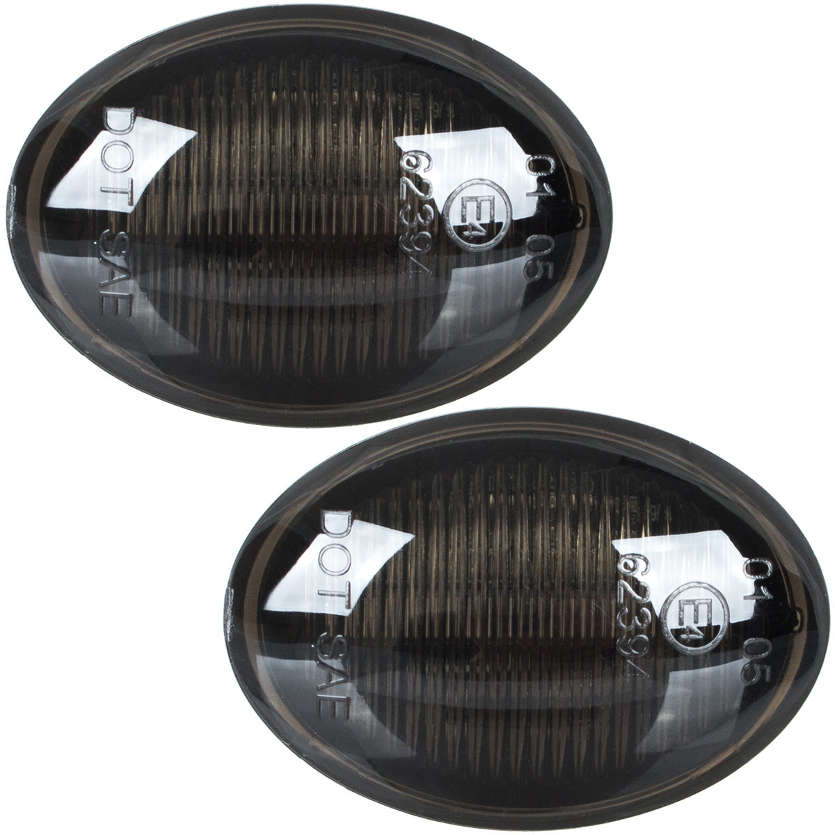 Fiat 500 500C 500L 2007- LED SMOKED DYNAMIC side indicator 2 pcs. SET