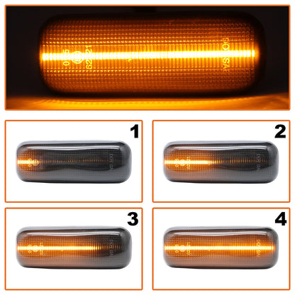 Mercedes W163 ML-Class 98-05 LED Dynamic Smoked Side Indicator 2 pcs. SET