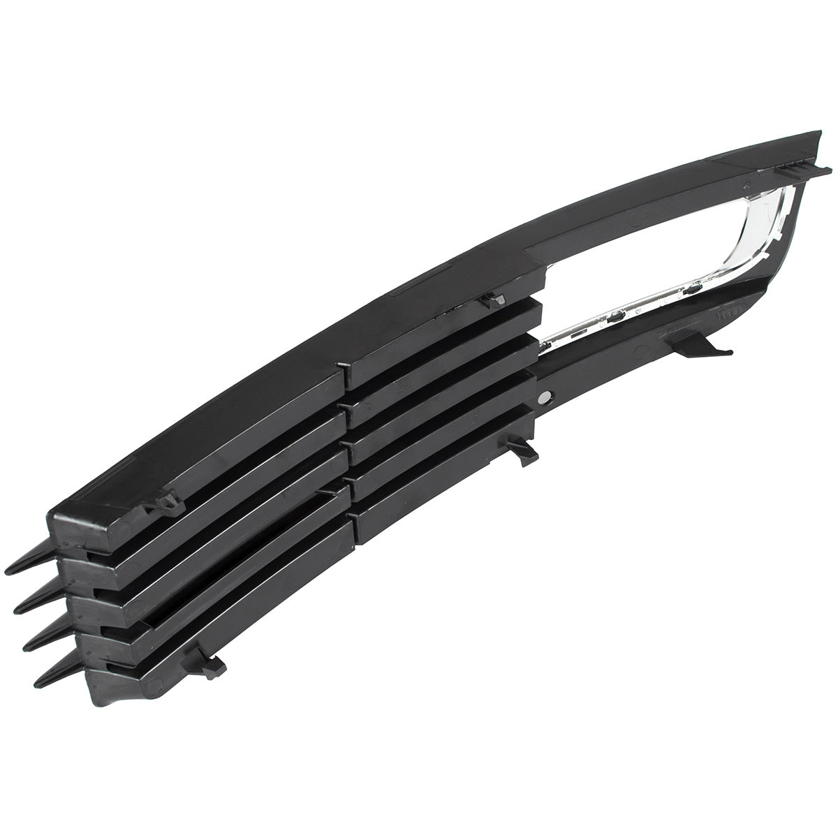 Audi A8 D3 FL 08-10 WITH FOG LIGHTS bumper grille BLACK + CHROME right