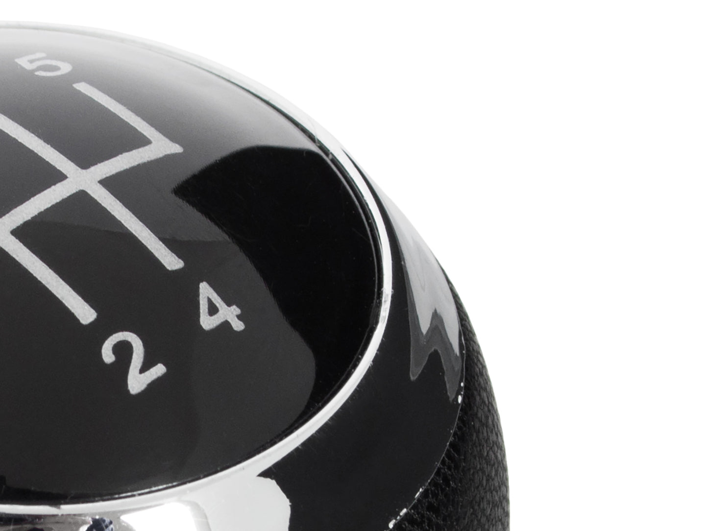 Hyundai Veloster 11-18 gear knob BLACK LEATHER 5 GEARS