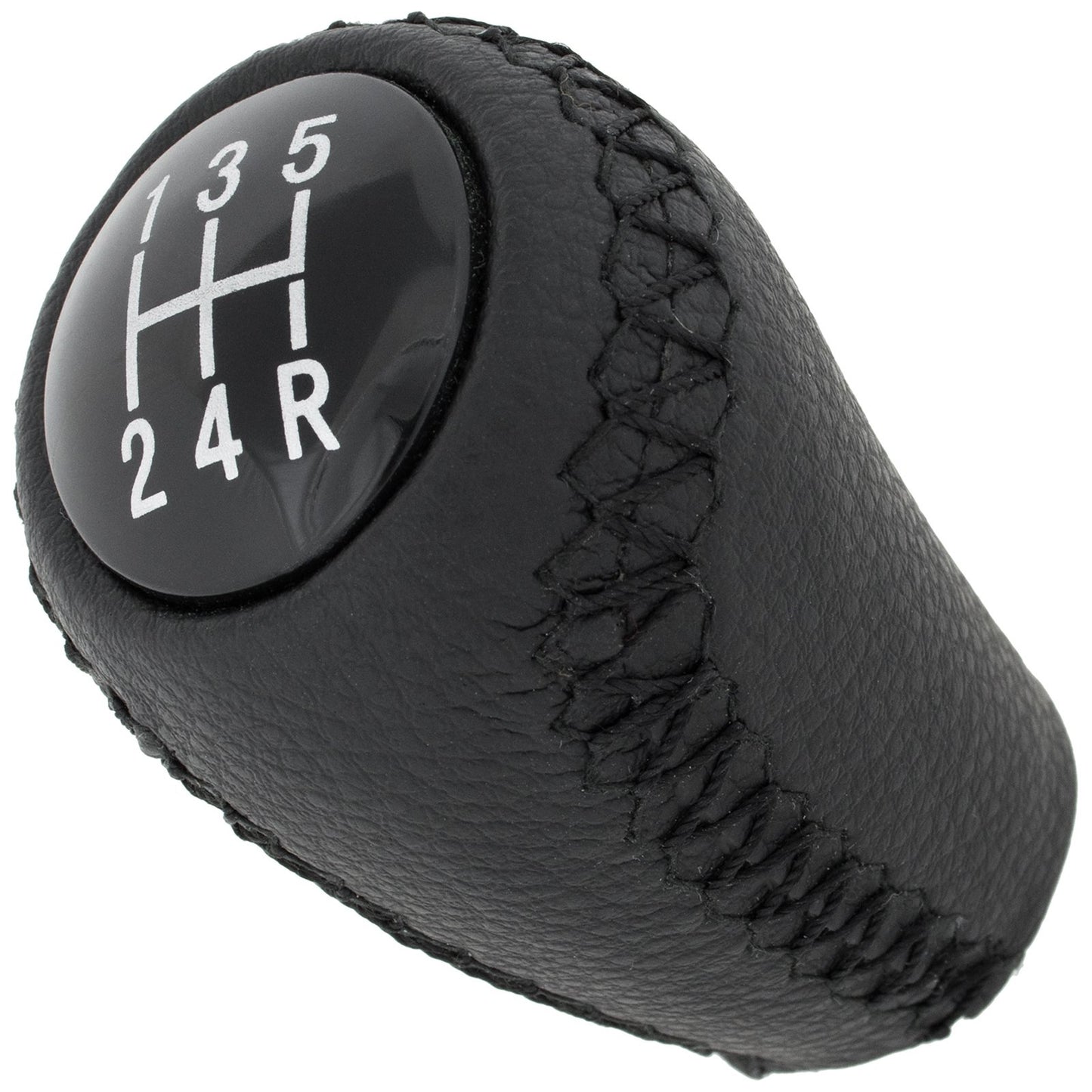 Mazda 3 06-12 gear knob BLACK LEATHER 5 SPEED