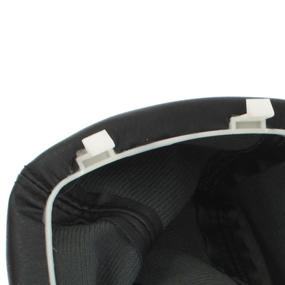 Mercedes Vito / V-Class W447 2014- gear knob BLACK + SILVER + BLACK gaiter with frame WHITE 6-SPEED DIAGRAM