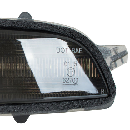 Volvo S40 II 04-12 smoked dynamic LED mirror turn signal left + right 2 pcs set