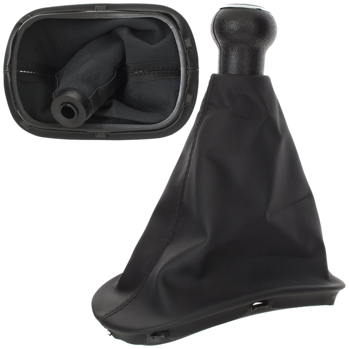 VW Passat B5 96-00 gear knob BLACK + gaiter with frame 6 SPEED