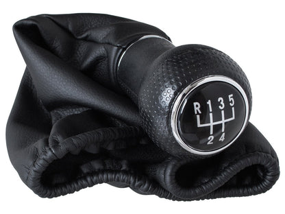 VW Polo III 94-01 gear knob BLACK + GAITER 5 SPEED