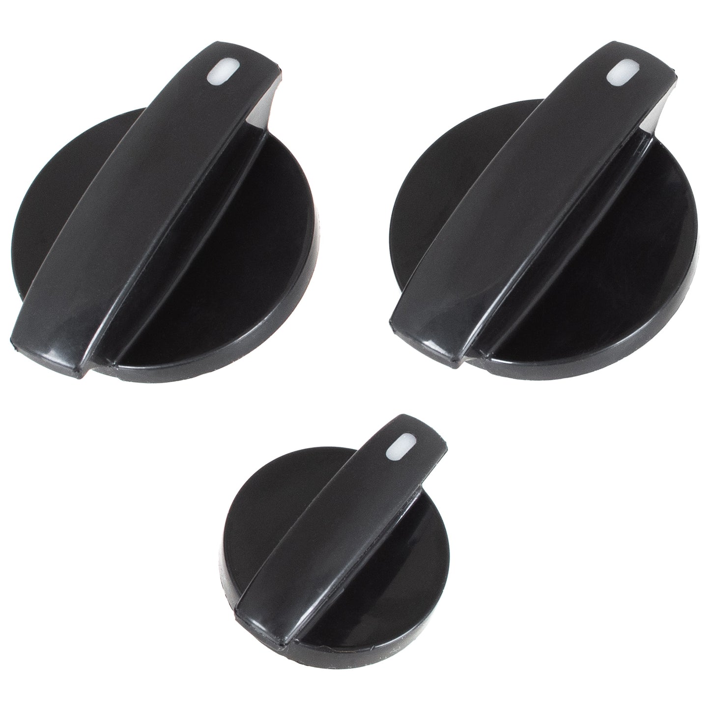 VW Transporter T5 Multivan V 03-10 ventilation/air conditioning panel knobs 3 pcs SET