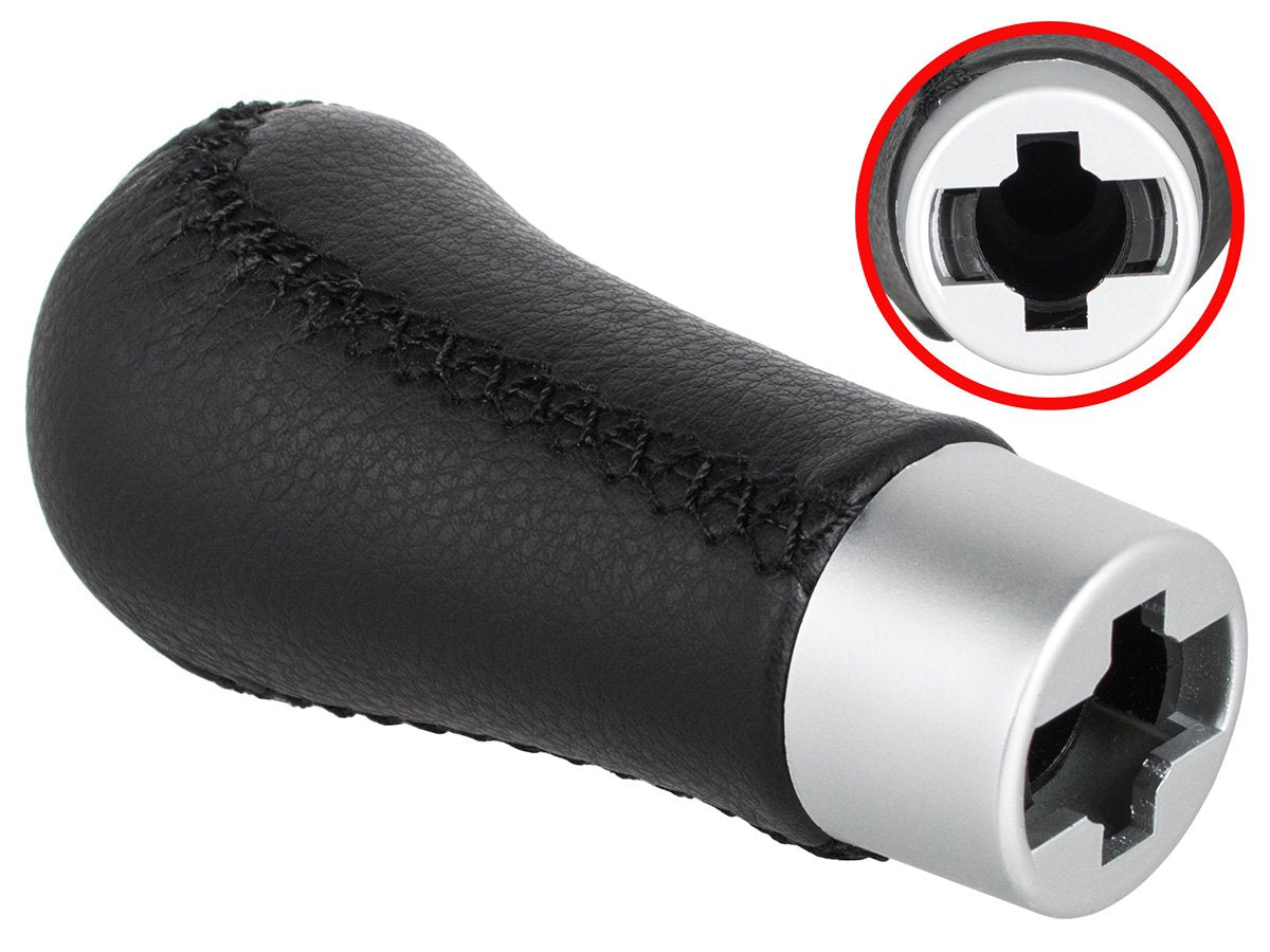 Honda Civic 00-06 gear knob BLACK ECO-LEATHER 5-SPEED