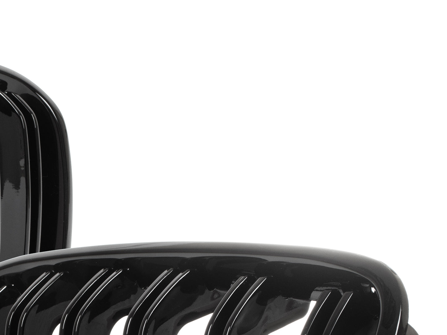 BMW 1 F20 / F21 11-14 3/5D HATCHBACK grilles (kidneys) left + right set BLACK GLOSSY DOUBLE BAR