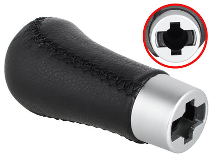 Honda Civic 00-06 gear knob BLACK ECO-LEATHER 5-SPEED