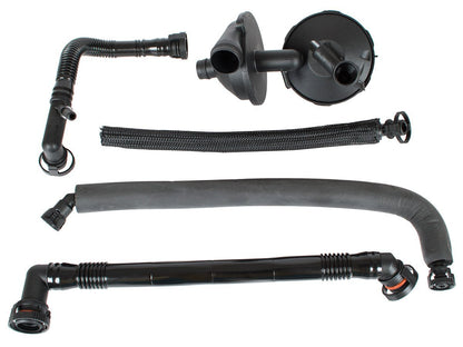 BMW 5 E60 03-10 M52 / M54 oil separator breather + complete hoses